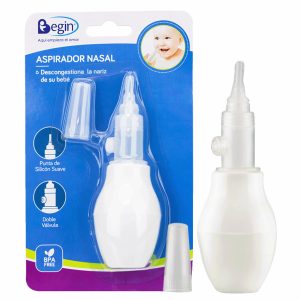 Aspirador Nasal Con Punta De Silicón Suave BEGIN
