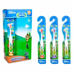 Cepillo Dental Infantil Libre De DPA CARLITOS Pack X 12 Uds