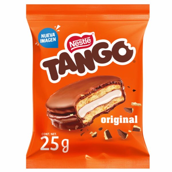 Galleta Tipo Sanduche Recubierta De Chocolate TANGO