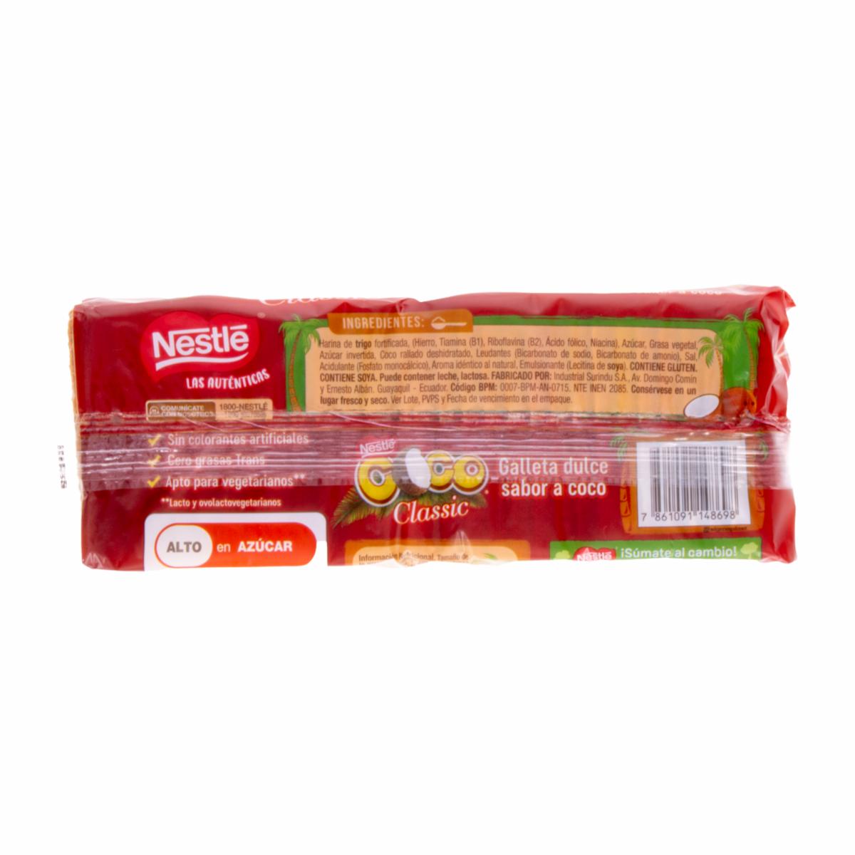 Galletas De Coco Clásicas NESTLÉ 225 G - Image 2
