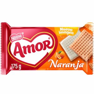 Galleta Waffer Naranja AMOR 175 G