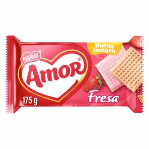 Galletas Waffer Fresa AMOR 175 G
