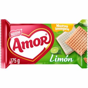 Galleta Waffer Limón AMOR 175 G