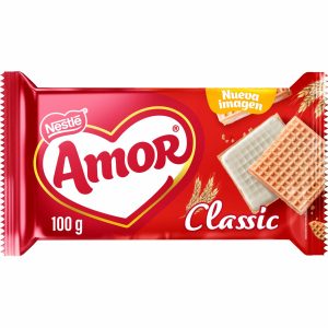 Galletas Waffer Clásica AMOR 100 G