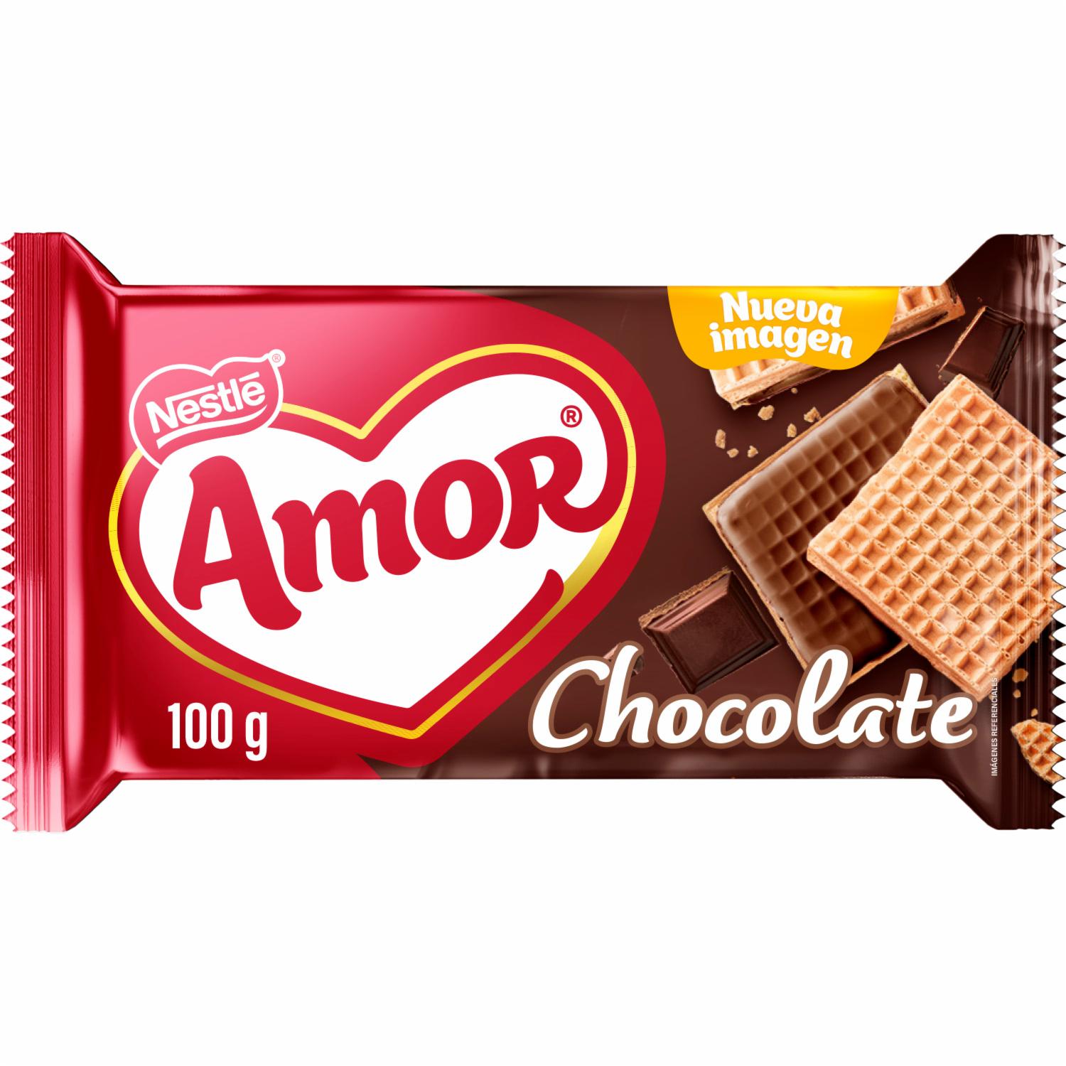 Galleta Waffer Chocolate AMOR 100 G