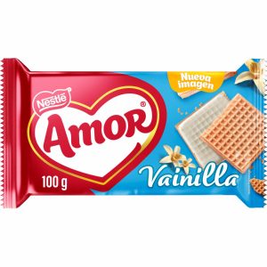 Galletas Waffer Vainilla AMOR 100 G