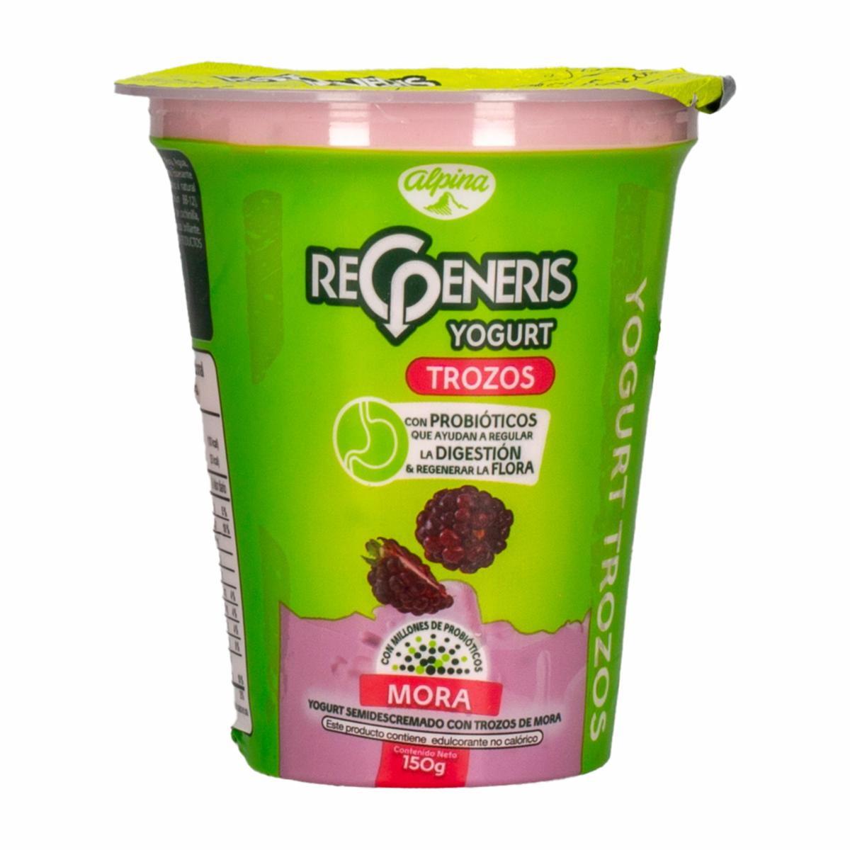 Yogurt Trozos Mora REGENERIS 150 G