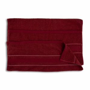 Toalla De Baño Diseño Albizu Vino CASAMIGA 120 X 50 Cm