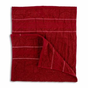 Toalla De Tocador Diseño Albizu Vino CASAMIGA 60 X 40 Cm