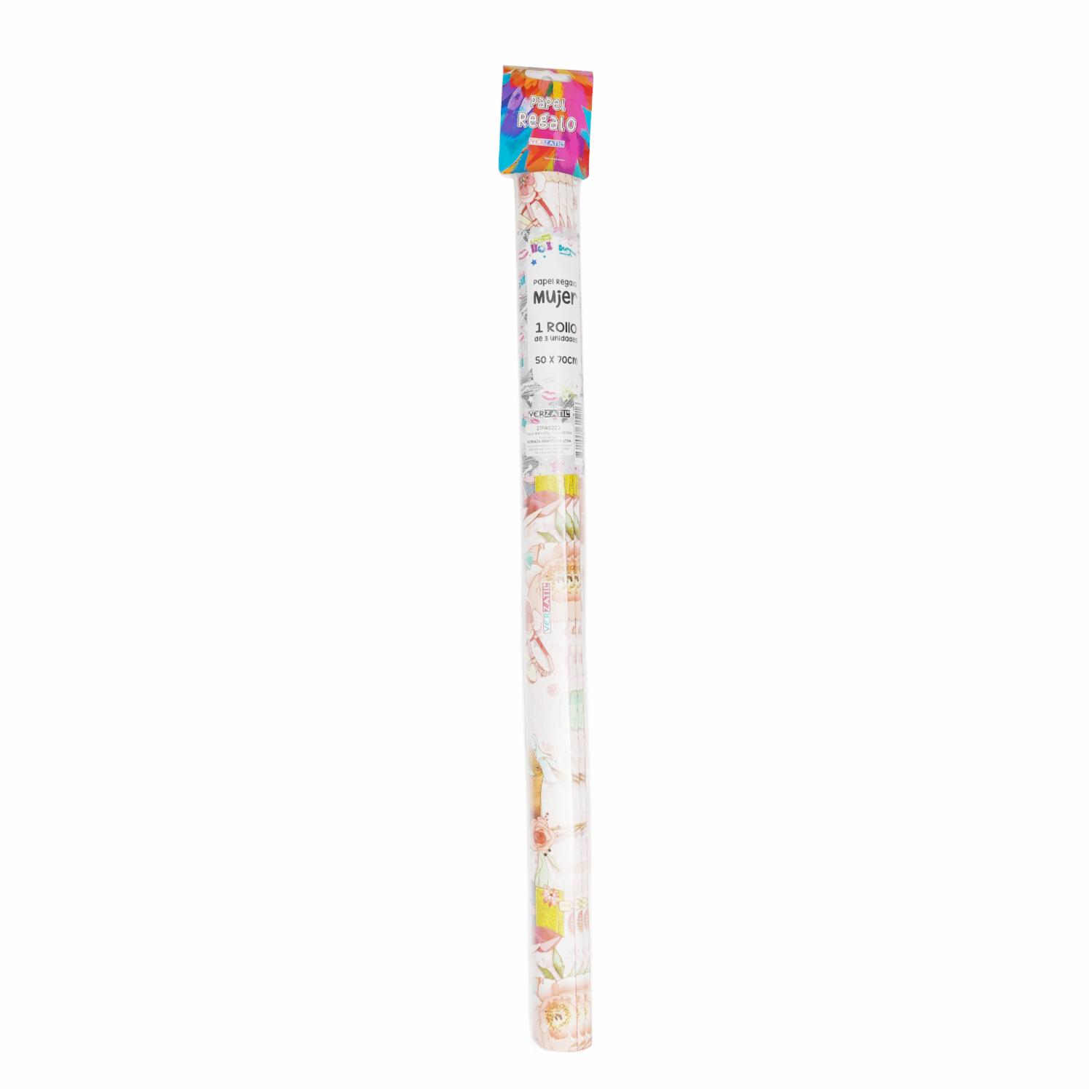 Papel De Regalo Mujer X 3 Uds VERZATIL 70 X 50 Cm - Image 2