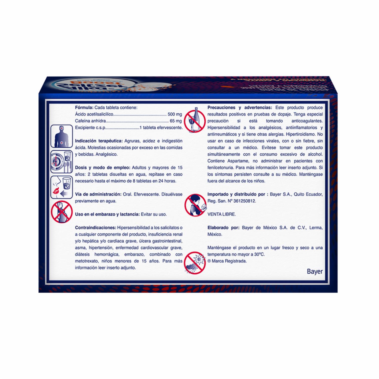 Antiácido Boost ALKA-SELTZER X 10 Uds - Image 2