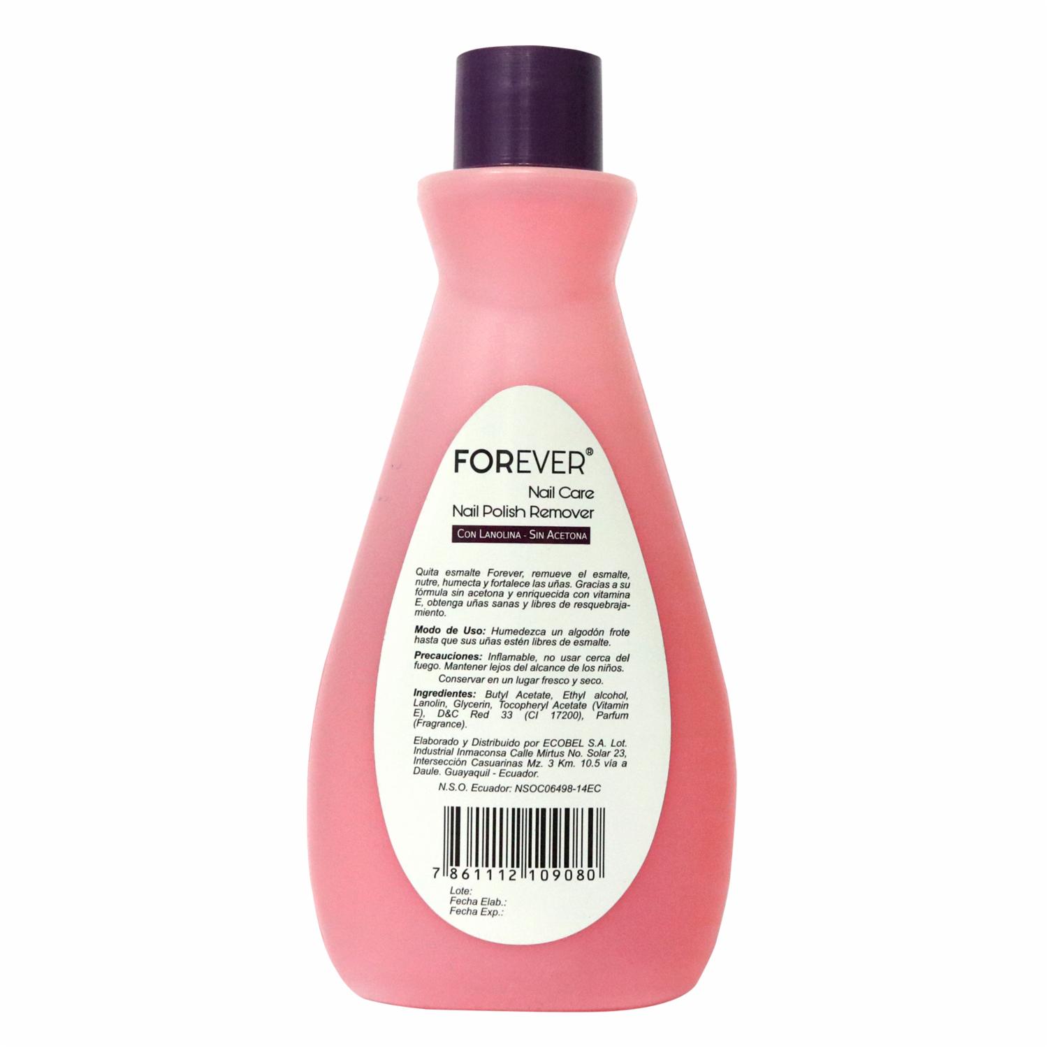 Quitaesmalte Lanolina FOREVER 280 Ml - Image 2