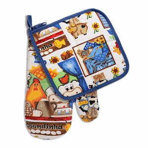 Juego De Guante Y Limpión Tela CAESAR'S FACTORY Pequeño