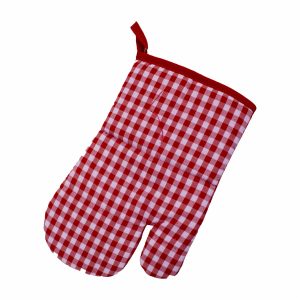 Guante Navidad Cuadros Rojo CAESAR'S FACTORY Grande