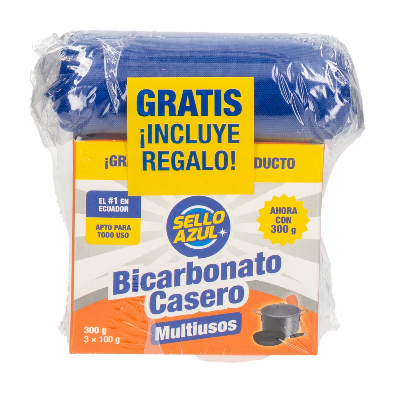 Bicarbonato Casero 100% seguro SELLO AZUL 300 G