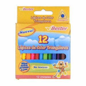 Lápiz De Color Corto De Colores BESTER 1X12 Uds