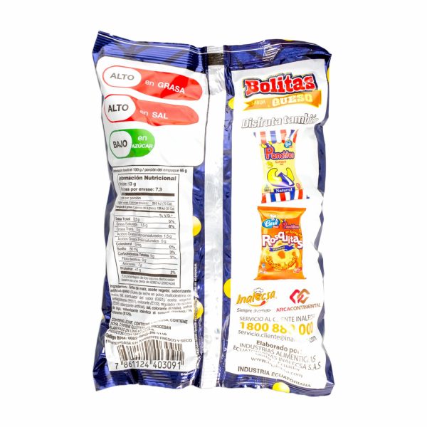 Bolitas De Maíz Sabor A Queso INALECSA - Image 3