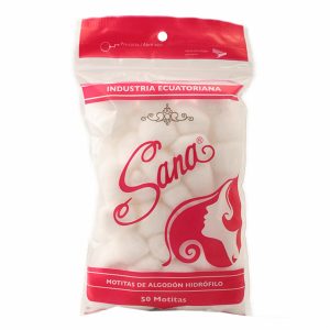 Motitas De Algodón SANA 50 Unidades