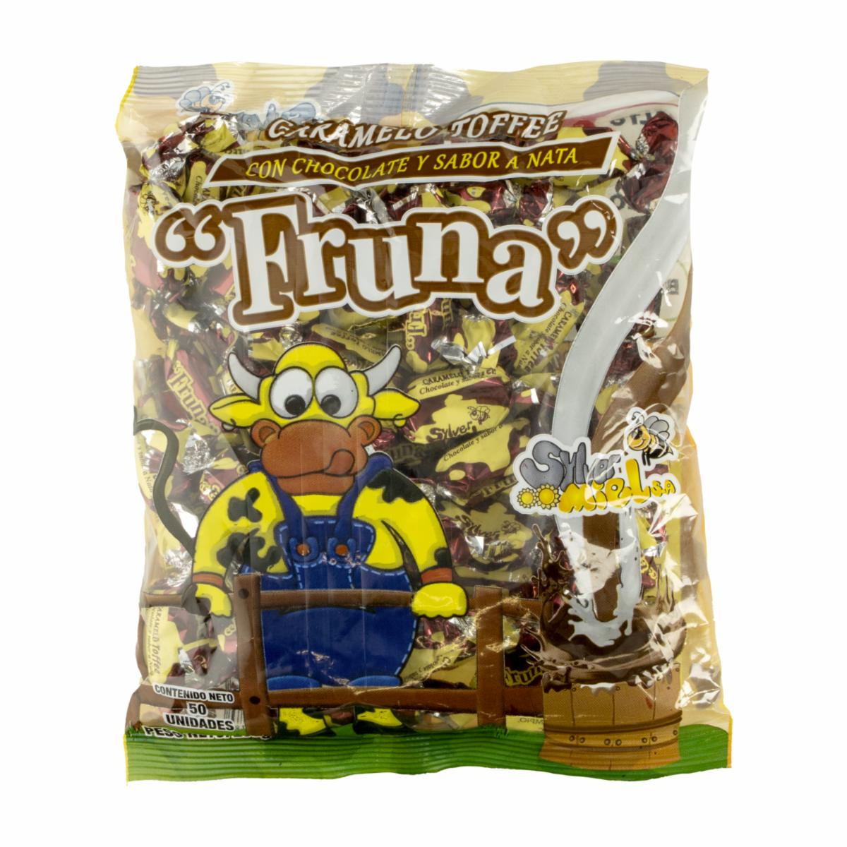 Caramelo Toffe Choco-Nata FRUNA 250 G