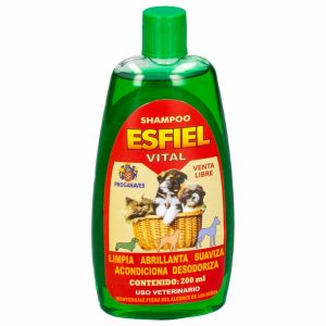 Shampoo Para Mascota Verde ESFIEL VITAL 200 Ml