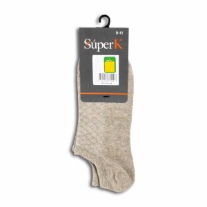 Medias Calza Gris SÚPER K Talla 9-11
