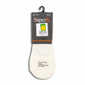 Medias Valet Sin Costura Blanco SÚPER K Talla 9-11