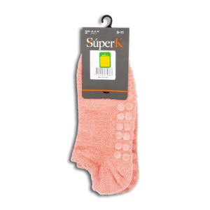Medias Babuchas Antideslizante Coral SÚPER K Talla 9-11
