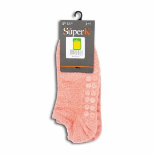 Medias Babuchas Antideslizante Coral SÚPER K Talla 9-11