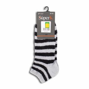 Medias Top Babuchas Negro Con Plomo SÚPER K Talla 10-12