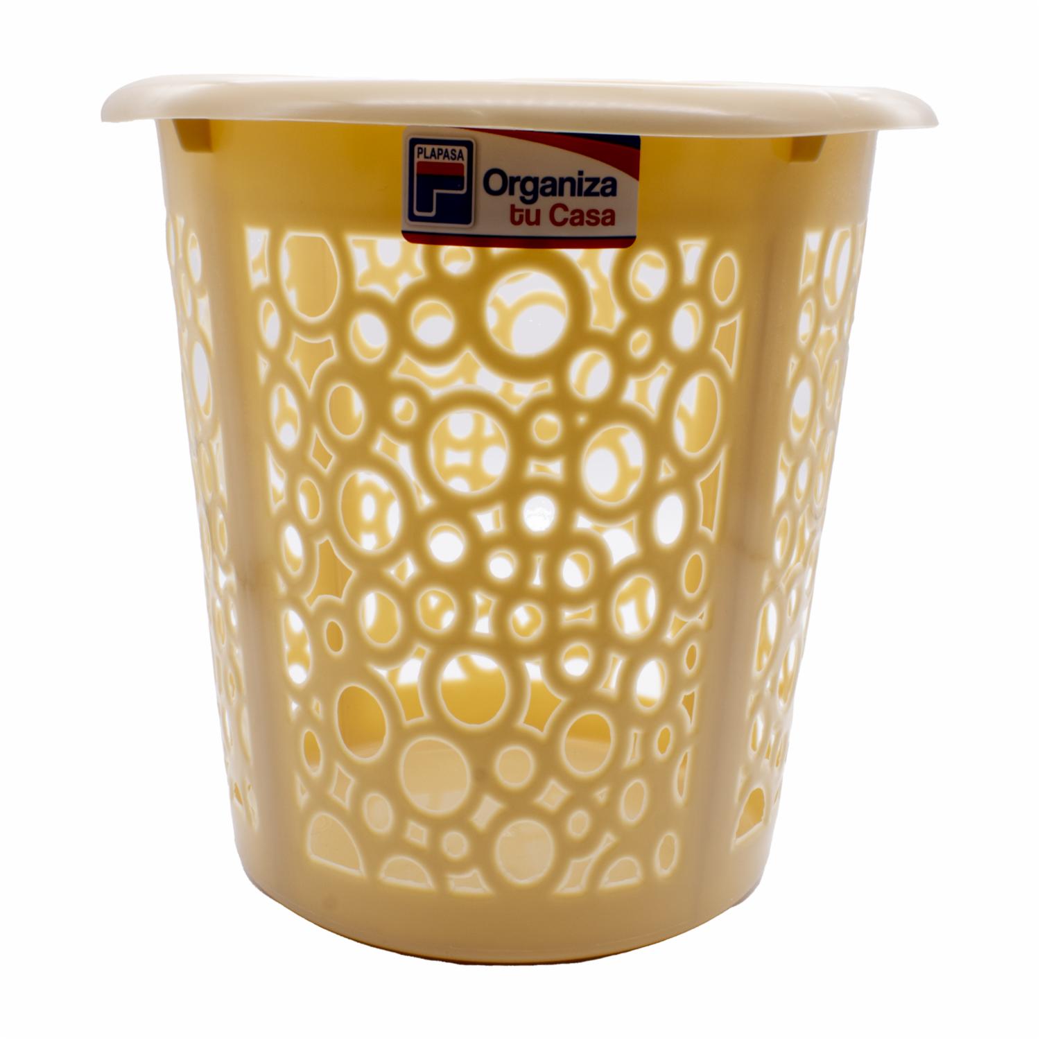 Papelero Calado Crema PLAPASA 5,5 L