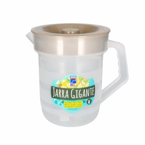 Jarra Gigante Con Tapa Taupe Velvet PLAPASA 23,5 Cm Diam 19 Cm