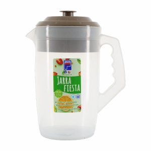 Jarra Fiesta Con Tapa Taupe Velvet PLAPASA 24,5 Cm Diam 13 Cm