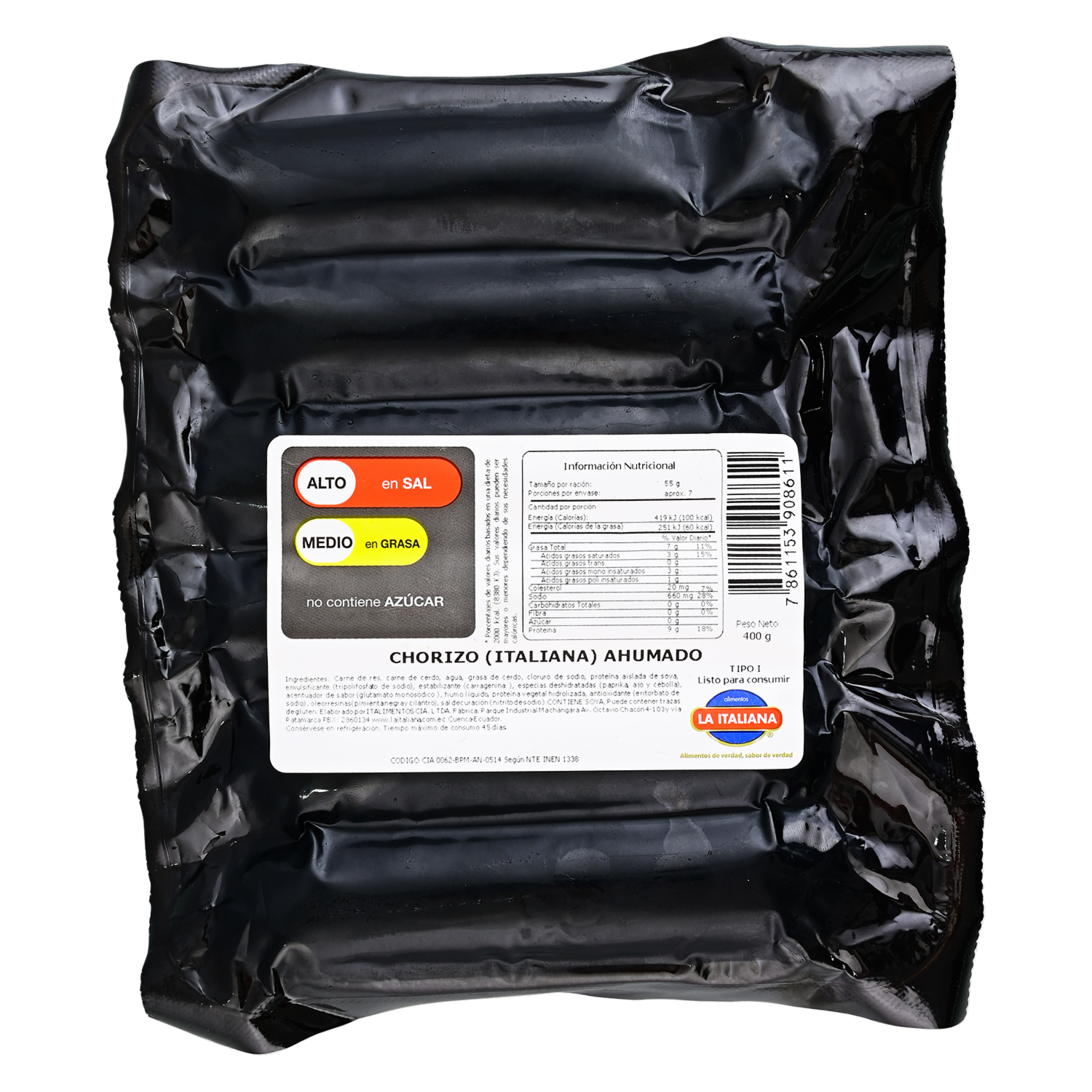 Chorizo Ah Italiana LA ITALIANA 400 G - Image 3