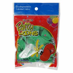 Globo N9 Verde PARTY COLORS Unidad