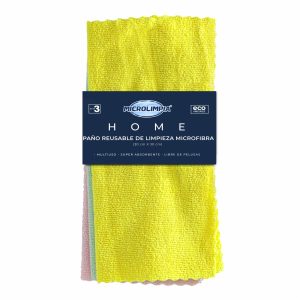 Set Toallas Microfibra MICROLIMPIA 30 X 30 Cm