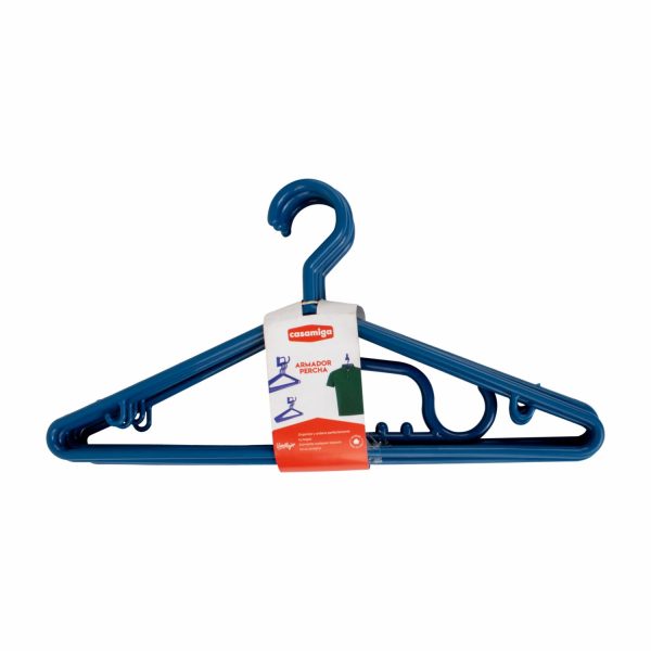 Armador Con Percha Color Azul CASAMIGA
