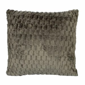 Cojín Plomo Panal Textura TEXTIELITES 42 X 42 Cm