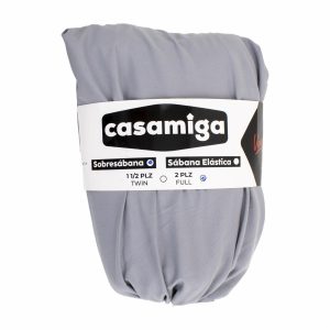 Sobre Sábana Gris CASAMIGA 2 Plazas