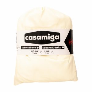 Sábana Elástica Beige CASAMIGA 2 Plazas