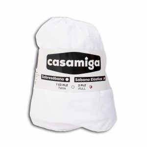 Sábana Elástica Blanca CASAMIGA 2 Plazas