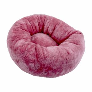 Cama De Perro Diseño Dona Color Rosa TEXTIELITES Unidad