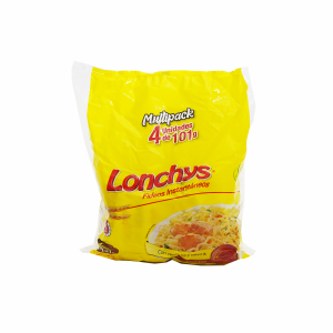 Pack De Fideos De Pollo LONCHYS 4 X 101 Gr