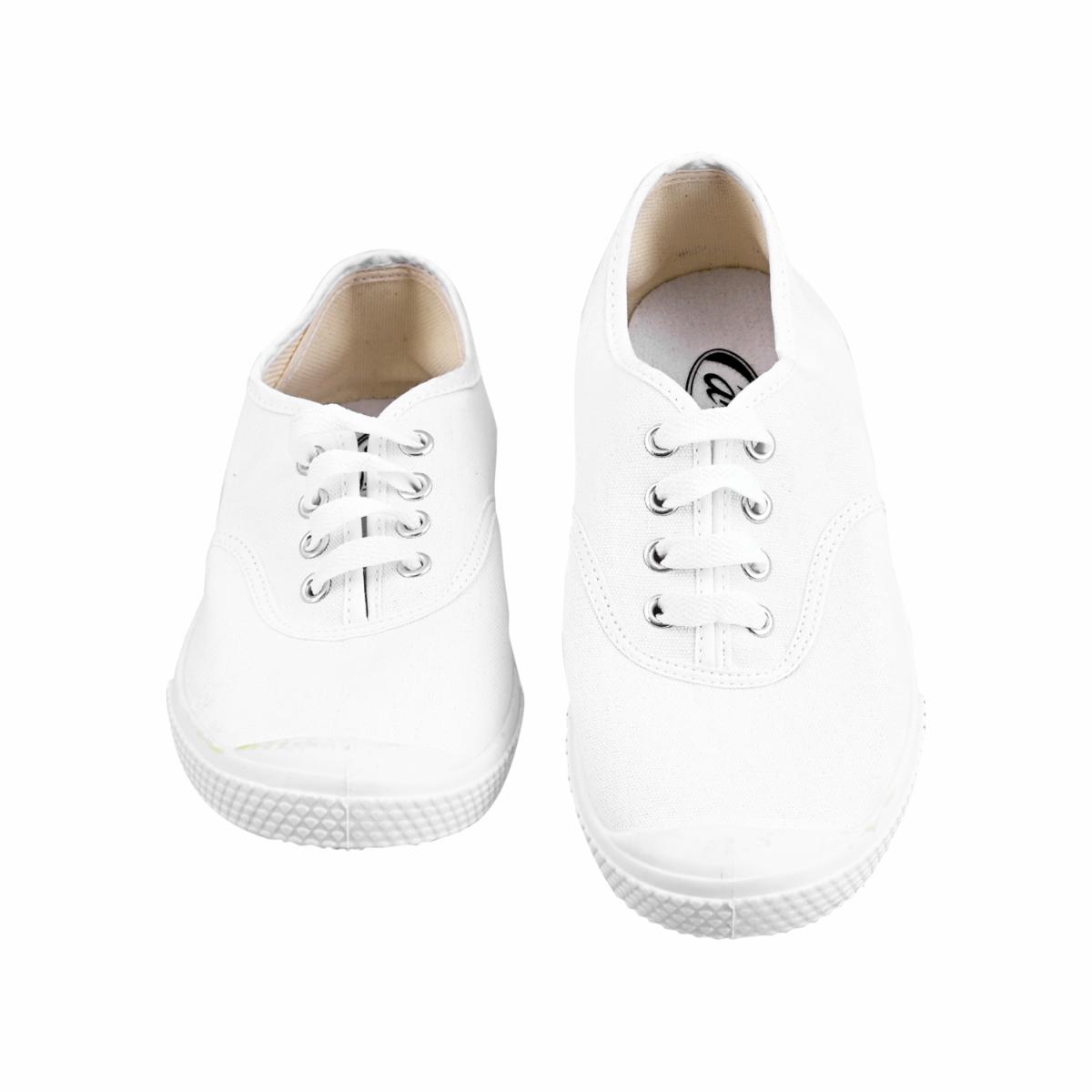 Zapato De Lona Blanco ANATOM Talla 38 - Image 2