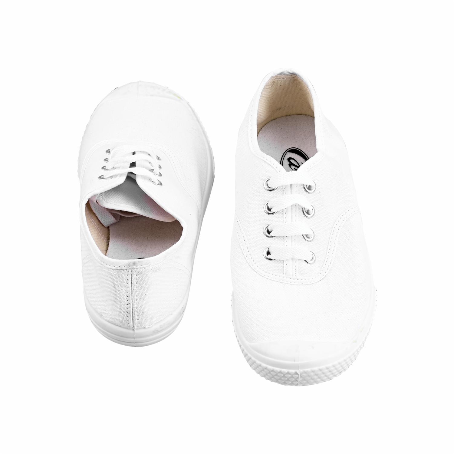 Zapato De Lona Blanco ANATOM Talla 38 - Image 3