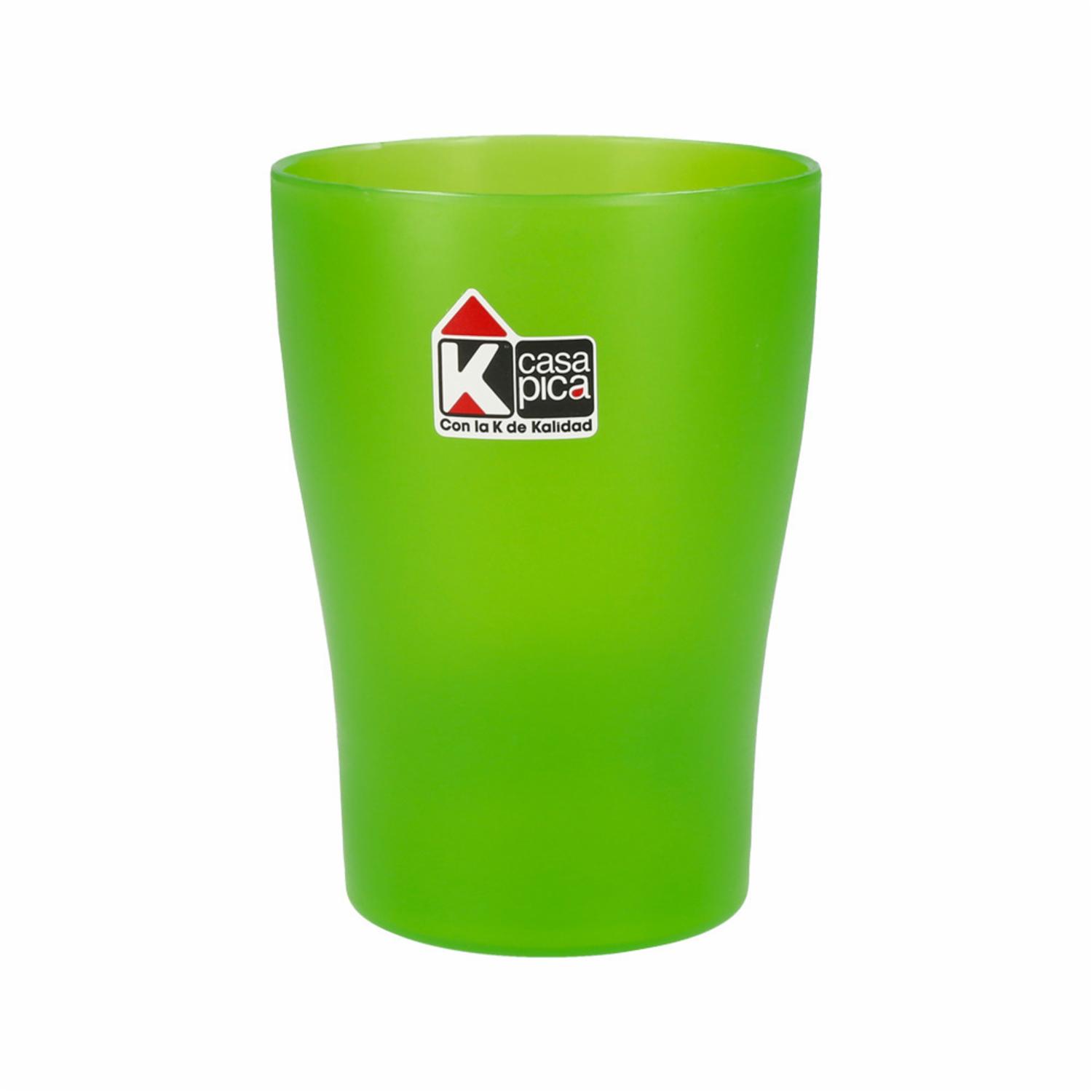 Vaso Plástico Iris Verde 200 Ml CASA PICA 9000002147