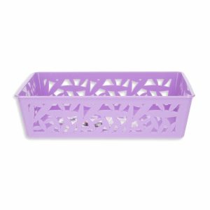 Canastilla Papiro Lavanda Violeta CASA PICA Grande