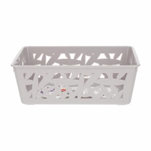 Canastilla Papiro Lavanda Gris CASA PICA Pequeña