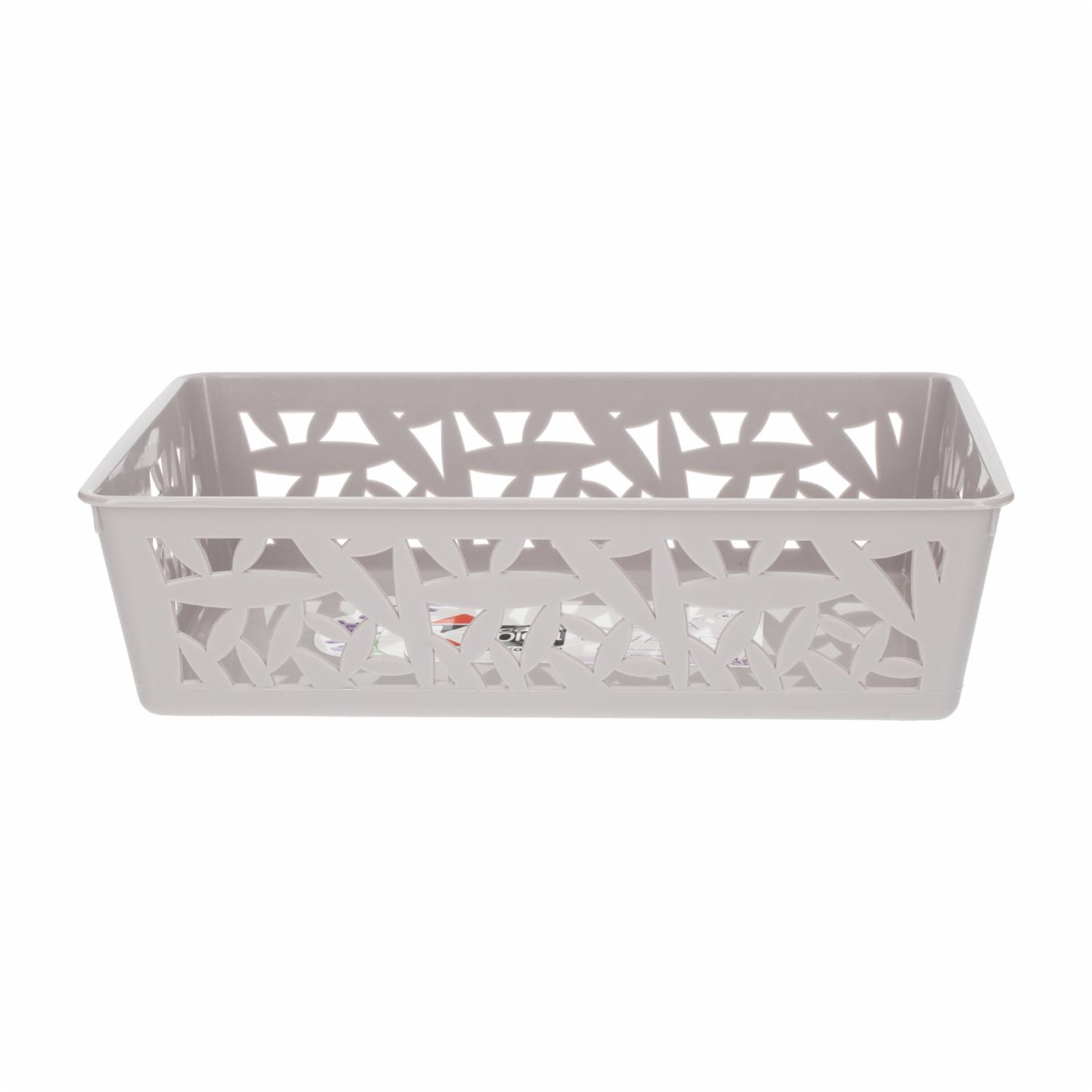 Canastilla Papiro Lavanda Gris CASA PICA Grande