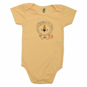 Body Manga Corta Cuello Redondo Pechera Estampada EDWINÝS JR.