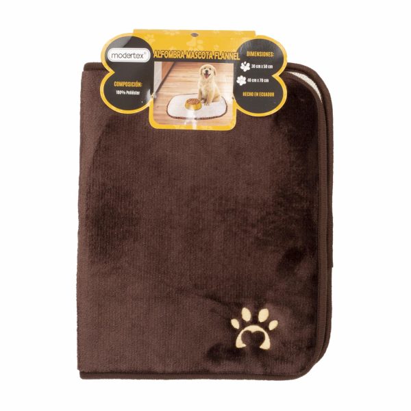 Alfombra Para Mascota Color Café MODERTEX